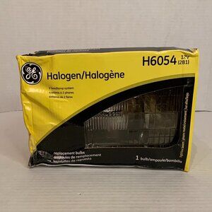 NOS GE Halogen Headlight Lamp Sealed Beam H6054 High Low Beam 2 Headlamp System